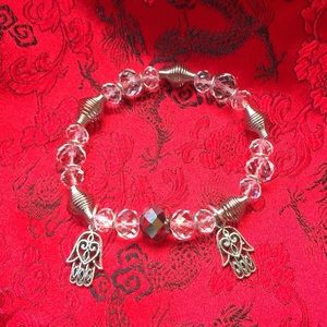 Crystal Clear Hasma Bracelet